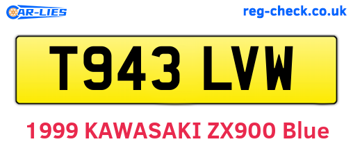T943LVW are the vehicle registration plates.
