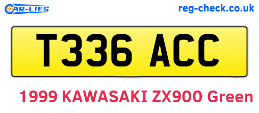 T336ACC are the vehicle registration plates.
