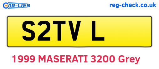 S2TVL are the vehicle registration plates.