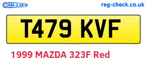 T479KVF are the vehicle registration plates.