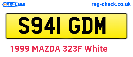 S941GDM are the vehicle registration plates.