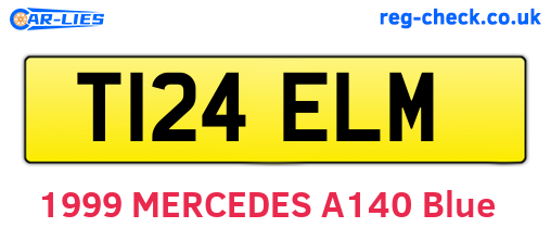 T124ELM are the vehicle registration plates.