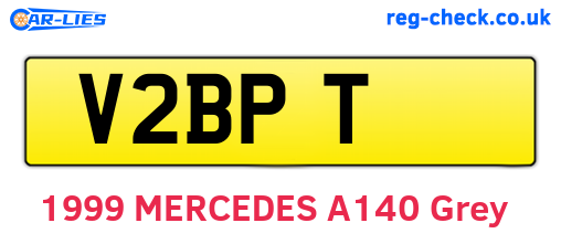 V2BPT are the vehicle registration plates.