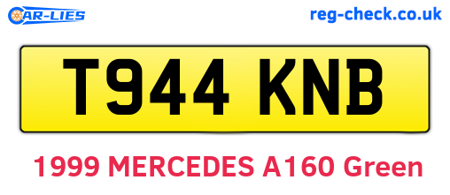 T944KNB are the vehicle registration plates.