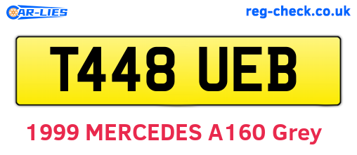 T448UEB are the vehicle registration plates.