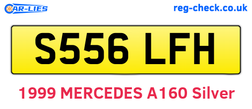 S556LFH are the vehicle registration plates.