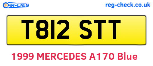 T812STT are the vehicle registration plates.