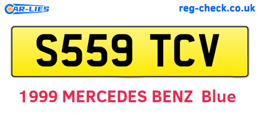 S559TCV are the vehicle registration plates.