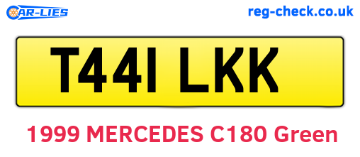 T441LKK are the vehicle registration plates.