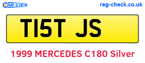 T15TJS are the vehicle registration plates.