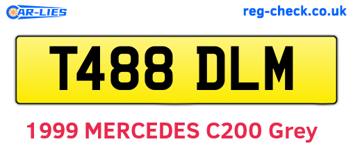 T488DLM are the vehicle registration plates.