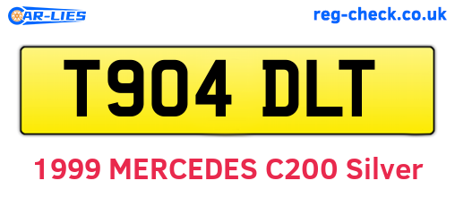 T904DLT are the vehicle registration plates.