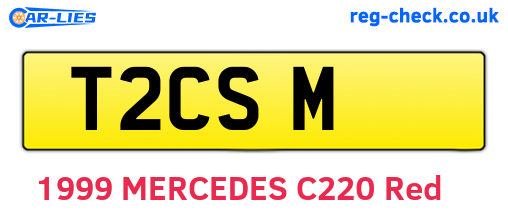 T2CSM are the vehicle registration plates.