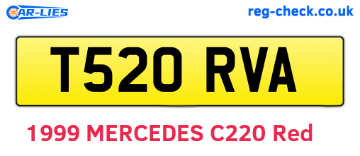 T520RVA are the vehicle registration plates.