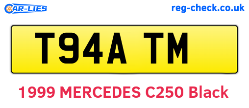 T94ATM are the vehicle registration plates.