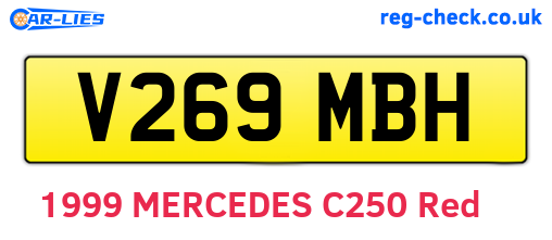 V269MBH are the vehicle registration plates.