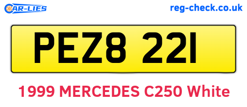 PEZ8221 are the vehicle registration plates.