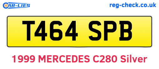 T464SPB are the vehicle registration plates.
