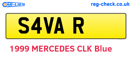 S4VAR are the vehicle registration plates.