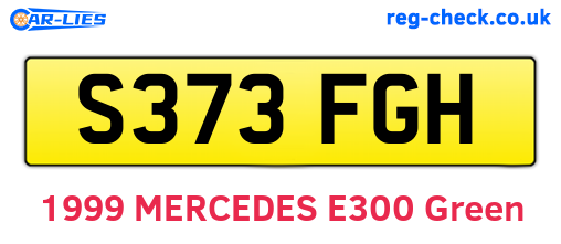 S373FGH are the vehicle registration plates.