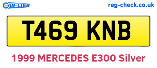 T469KNB are the vehicle registration plates.