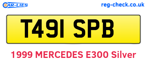 T491SPB are the vehicle registration plates.