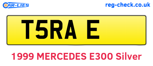T5RAE are the vehicle registration plates.