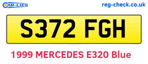 S372FGH are the vehicle registration plates.