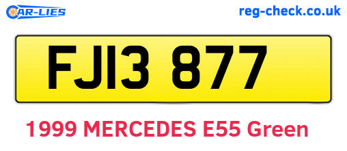 FJI3877 are the vehicle registration plates.