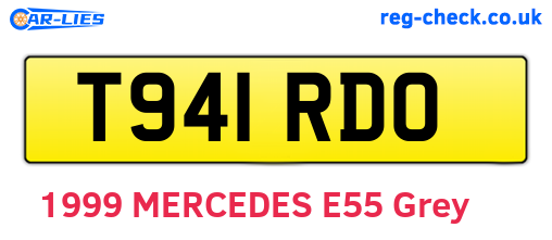 T941RDO are the vehicle registration plates.