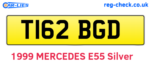 T162BGD are the vehicle registration plates.