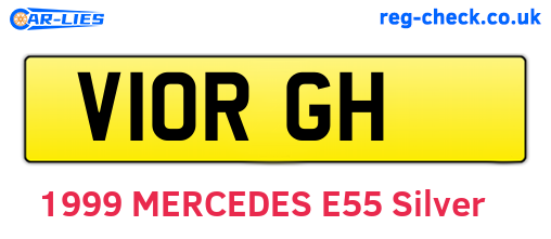 V10RGH are the vehicle registration plates.