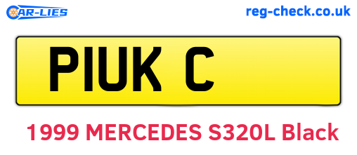 P1UKC are the vehicle registration plates.