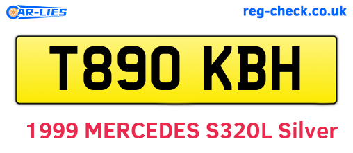 T890KBH are the vehicle registration plates.