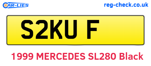 S2KUF are the vehicle registration plates.
