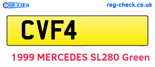 CVF4 are the vehicle registration plates.