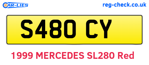 S48OCY are the vehicle registration plates.