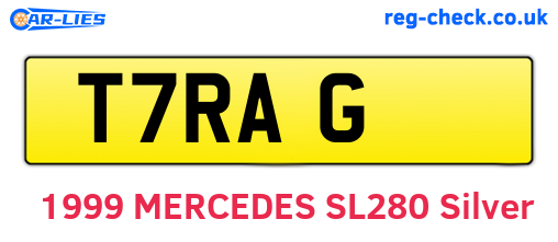 T7RAG are the vehicle registration plates.