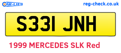 S331JNH are the vehicle registration plates.