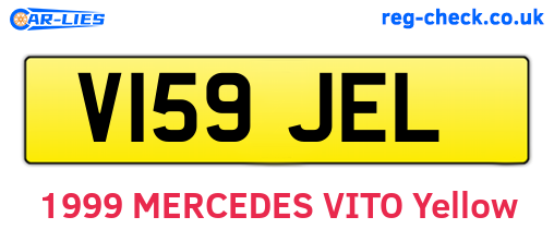 V159JEL are the vehicle registration plates.
