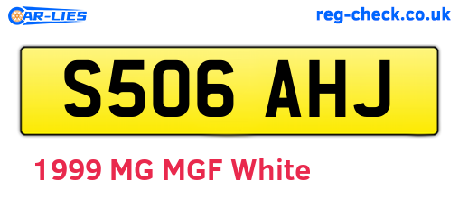 S506AHJ are the vehicle registration plates.