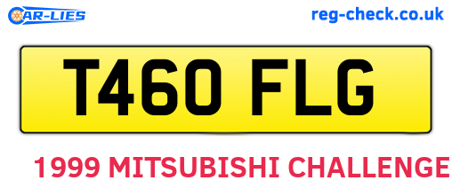 T460FLG are the vehicle registration plates.