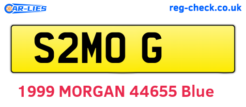 S2MOG are the vehicle registration plates.