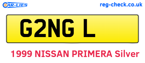 G2NGL are the vehicle registration plates.