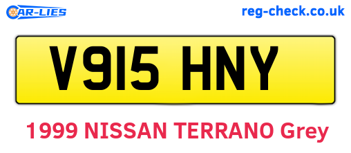 V915HNY are the vehicle registration plates.