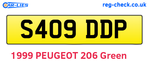 S409DDP are the vehicle registration plates.