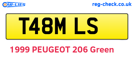 T48MLS are the vehicle registration plates.