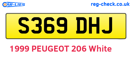 S369DHJ are the vehicle registration plates.