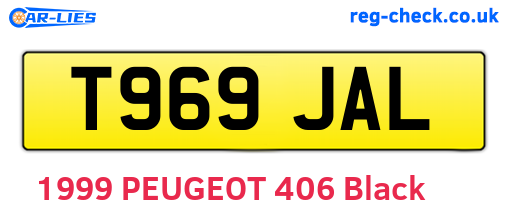 T969JAL are the vehicle registration plates.
