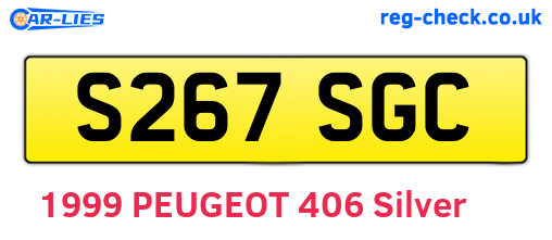 S267SGC are the vehicle registration plates.